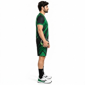 Diseño ideal para entrenamiento de balonmano, kits de balonmano, conjunto profesional de camiseta y pantalones cortos deportivos, tela transpirable y cómoda - Product Image 6
