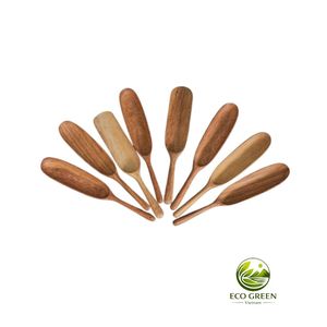 Cucharas largas de madera ideales para servir té, nueces, granos, granola, harina, especias y café. - Product Image 1
