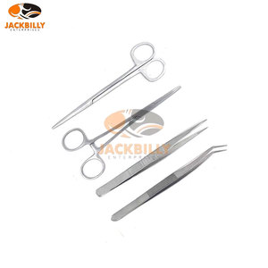Kit de Dissection et de Suture Manuel Premium 7 Pièces avec Pochette, Instruments Chirurgicaux en Acier Inoxydable Certifiés CE ISO13485 pour Étudiants - Product Image 2
