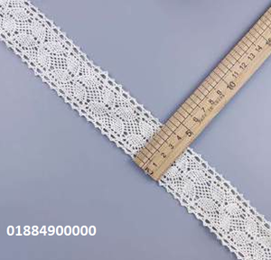 Elegant Crochet Lace Fabric Handmade Floral Cotton Lace <b>Material</b> <b>for</b> Dress Garment <b>Sewing</b> Decoration Wholesale - Product Image 1