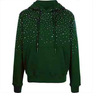 Sudadera con pedrería, tela transpirable, sudadera con pedrería que absorbe la humedad, sudadera con pedrería de secado rápido. - Product Image 1