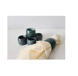 New Style Resin Napkin Ring Hotel Ware Decorative <b>Tissues</b> Accessories for <b>Wedding</b> Collectable Logo Printed Napkin Rings - Product Image 1