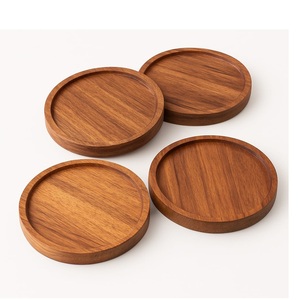 Best Quality Wooden <b>Coaster</b> <b>Set</b> with Modern Artistic Design Durable for Home Decor Kitchenware <b>Coaster</b> Dining Table Use - Product Image 2