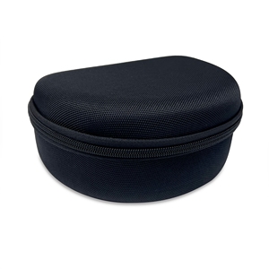 Estuche Rígido para Gafas, Rectangular, de EVA Negro, con Cierre de Cremallera, Ligero y Resistente a los Golpes - Product Image 1