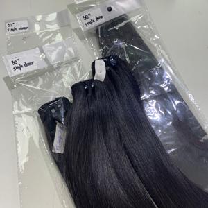 Extensions de cheveux donneur brut, donneur unique de cheveux os droit couleur noire naturelle - Product Image 4