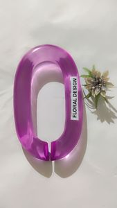 Chaîne en résine grande taille, maillons colorés pour décoration murale, séparateur de pièce DIY et accessoires de rideaux - Product Image 3