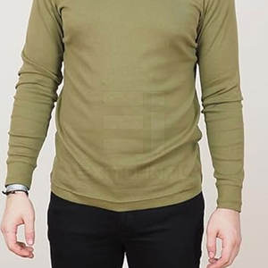 T-shirt à col roulé décontracté pour homme, couche intérieure chaude d'hiver, coton épais, t-shirt à col haut pour homme, personnalisé - Product Image 6