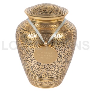 โกศบรรจุอัฐิแบบอเมริกันสีเงินขาว ความจุ 200 คิวบิกอินช์ - Product Image 3