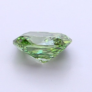 Diamant de laboratoire CVD de 1,52 ct, taille coussin modifiée, vert vif fantaisie, clarté VS1, excellente taille, pierre libre pour bijoux de fiançailles sur mesure - Product Image 5