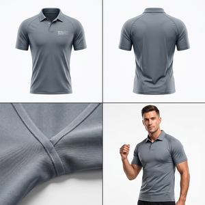 Camiseta Deportiva de Manga Corta para Hombre, Informal, para Senderismo y Viajes al Aire Libre, de Secado Rápido, Transpirable, con Protección Solar y Ligera - Product Image 4