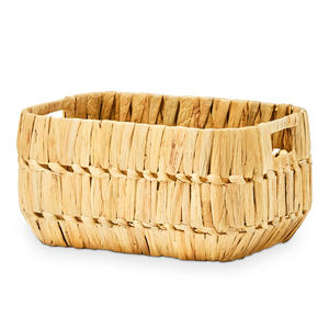 Panier en jacinthe d'eau naturelle, paniers de rangement en osier, organisateur de maison, conteneur, fournisseur Vietnamien - Product Image 6