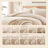Parure de lit de luxe en microfibre 100 % polyester sur mesure pour hôtel, draps de lit Queen et King Size, doux et toutes saisons, vente en gros