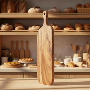 MN EXPORTS Planche à découper rectangulaire en bois d'acacia naturel, planche à découper professionnelle pour la cuisine, durable, passe au lave-vaisselle, fabriquée à la main - Product Image 2
