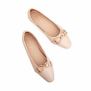 WN1051 Fawn Flats Pompes - Product Image 1