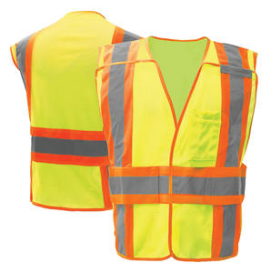 Chaleco de Seguridad Transpirable con Banda Ancha, Cinta Reflectante de Alta Visibilidad, Múltiples Bolsillos, Tela de Malla para Operaciones de Seguridad en Sitios, Chaleco para Hombre - Product Image 3