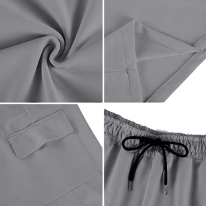 Pantalones cortos deportivos de verano para hombre, unisex, de color sólido, diseño personalizado, poliéster y estampado por sublimación, pantalones casuales de playa con bolsillos. - Product Image 5