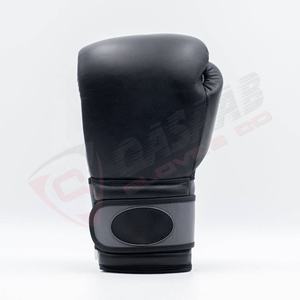 Gants de boxe en cuir de vachette véritable avec sangle magique pour gym kickboxing fitness jaune noirci patchwork design personnalisé vente en gros - Product Image 4