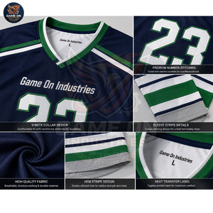 Premium Quality Custom Made OEM Services Jersey with Protective Hockey Pants Factory Manufacturer Ice Hockey Team Uniform - Product Image 6