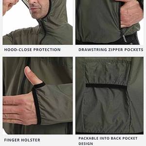 Chaqueta cortavientos impermeable de diseño personalizado con logotipo para hombre, ropa deportiva de calle, chaqueta de lluvia tejida para deportes al aire libre para hombre, subida por Dress Sports - Product Image 4