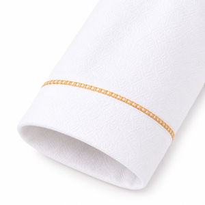 Thobe blanc pour bébés garçons avec bordure dorée, manches longues, Jubba Kandura islamique, vêtements arabes musulmans pour nourrissons et tout-petits, vêtements pour l'Aïd - Product Image 3