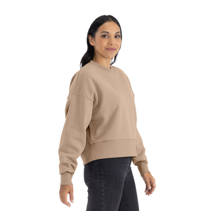 Fabricant de Sweatshirts Personnalisés pour Femmes – Vente en Gros de Pulls Oversize en Polaire à Col Rond, Coupe Ample, Style Décontracté et Tendance Streetwear - Product Image 2