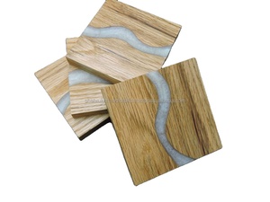 Solid Wooden Coasters For Home Restaurant Hotel Decoration Coffee Time - Product Image 5