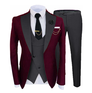 Costume de haute qualité et très résistant pour homme, matière douce, anti-boulochage, léger, anti-plis, avec votre propre logo. - Product Image 2