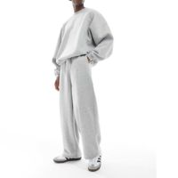 Ensemble de survêtement oversize deux pièces pour homme, sweat à capuche et pantalon de jogging large, collection Printemps, OEM, vente en gros