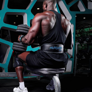 Ceinture de musculation en cuir suédé avec boucle à levier, 13 mm, sangle réglable, légère, soutien du dos, pour la musculation, la remise en forme, le bodybuilding, la force - Product Image 1