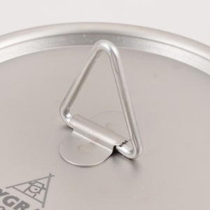 PY-SIE049 PTYGRACE Taza Apilable de Titanio con Tapa de 300 ml, Mini Olla Japonesa Ligera de Titanio con Asa Plegable para Camping - Product Image 3