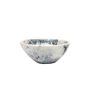 Bol et plat en résine indienne polie, fait main, de luxe, écologique, passe au lave-vaisselle, vaisselle de fête, fabriqué en Inde - Product Image 1