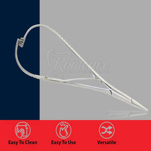 Herramienta de Sutura Quirúrgica, Porta Agujas Mathieu, Grado Médico, Reutilizable, Acero Inoxidable, Manual - Product Image 4