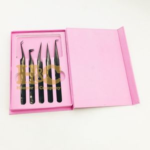 แหนบต่อขนตาสแตนเลสคุณภาพสูง ทนทาน พร้อมปลายไฟเบอร์ บรรจุภัณฑ์และโลโก้แบบกำหนดเองได้ เป็นมิตรต่อสิ่งแวดล้อม - Product Image 1