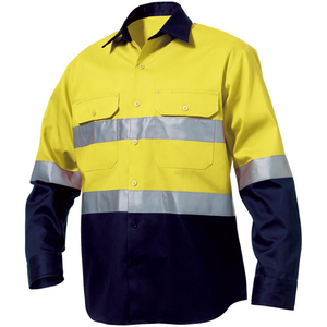 Uniformes de Trabajo Transpirables para Hombre, Certificados por la CE, Camisas de Trabajo de Manga Larga de Algodón, Overoles de Trabajo 100% Algodón - Product Image 4