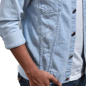 Chaquetas de mezclilla para hombre de primera calidad hechas en Pakistán, diseño y color personalizados, servicio mayorista OEM, chaqueta de invierno para hombre - Product Image 6