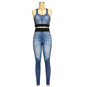 Ensemble de yoga léger pour femme, motif uni, logo personnalisé, séchage rapide, haute qualité, en Spandex/Nylon, taille haute – Meilleures ventes - Product Image 6