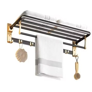Ensemble d'accessoires de salle de bain métalliques bicolores de qualité supérieure, au design moderne, qui rehausse l'esthétique de toute salle de bain. - Product Image 3