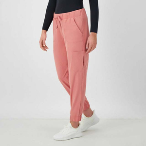 Pantalones de punto holgados para mujer, estilo urbano, jogger, 100% algodón, transpirables, de cintura alta - Product Image 3