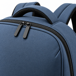 Grand sac à dos pour ordinateur portable géométrique moderne et respirant, grande capacité, doublure en polyester et nylon résistant à l'eau, fermeture éclair - Product Image 3