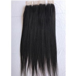 Oferta Especial en Cabello Virgen Crudo Sin Procesar de 22 Pulgadas en Color # Extensiones de Cabello Humano 1B Cambodian 2x6 Closure a un Precio Excelente - Product Image 1