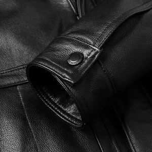 Veste moto en simili cuir pour femme avec col montant, manches longues, respirante, écologique, style hiver - Product Image 2