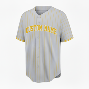 เสื้อเบสบอลแบบกำหนดเอง ชุดกีฬาซอฟต์บอล ชุดยูนิฟอร์มเบสบอล พิมพ์ลายโลโก้และหมายเลขด้วยเทคนิค Sublimation เสื้อเบสบอลตาข่ายแบบสั่งทำ - Product Image 1