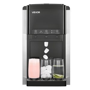Dispenser d'Acqua da Tavolo 3-in-1 con Produzione Rapida di Ghiaccio, 12 Cubetti/7 Minuti, Capacità 4 LBS, Produzione 35 LBS/24H - Product Image 1