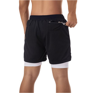 Pantalones Cortos de Entrenamiento Profesionales para Hombre, de Secado Rápido, Tejido que Absorbe la Humedad, con Bolsillos con Cremallera, Personalización de Marca - Product Image 2