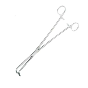 Pinzas Heaney de Acero Inoxidable, Instrumento Quirúrgico, Pinza Curva para Procedimientos Ginecológicos y de Cirugía General - Product Image 2