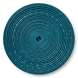 Cinta de Grosgrain Estampada con Puntos Blancos y Verde Azulado de 6 mm de Neelkamal Industries, Venta al por Mayor para Lazos de Boutique, Recuerdos de Fiesta y Manualidades - Product Image 3