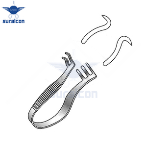 Retractor Autoajustable Finsen de 5 cm (2 Pulgadas) y 12 mm, Retractor Quirúrgico Reutilizable de Acero Inoxidable Afilado, Instrumento Médico - Product Image 5