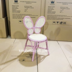 Chaises en rotin faites à la main pour enfants, idéales pour la location événementielle, la décoration de mariages, les anniversaires, les baby showers et le mobilier pour événements commerciaux - Product Image 2