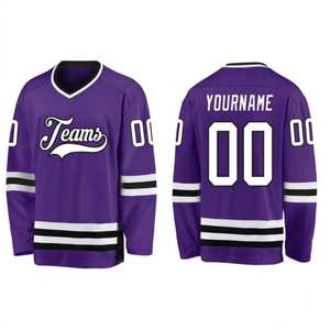 Camiseta de Hockey sobre Hielo Personalizada con Diseño de Equipo Nacional Sublimado - Product Image 1