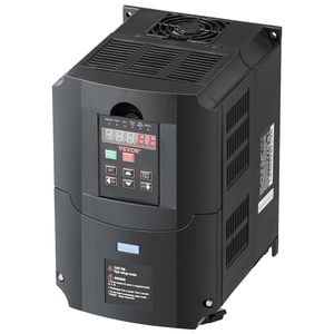 10HP 7.5KW 35A VFD 1-3เฟส220V เอาต์พุตตัวแปรความถี่ไดรฟ์ CNC ควบคุมความเร็วสำหรับเอาต์พุต40-60Hz อินพุต0-400Hz - Product Image 1